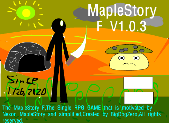메이플스토리 F V1.0.3(공격,아이템창 구현)