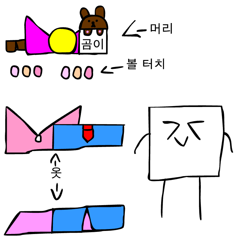 네모니의 옷입히기!