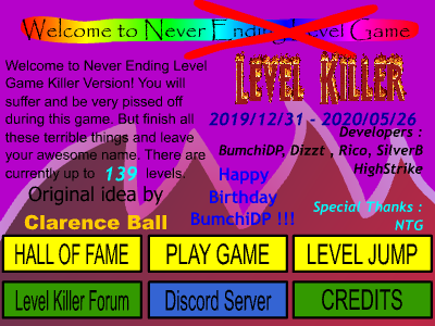 Level Killer [139+버전] (NELG Remake)