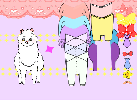 알파카 옷입히기